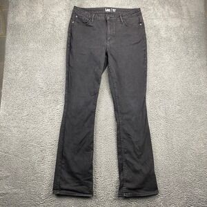 Lee Regular Fit Boot Cut Mid Rise Black Jeans Womens Size‎ 14L